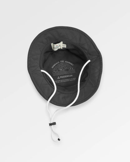 Shaded Bucket Hat - Black - Flatlay