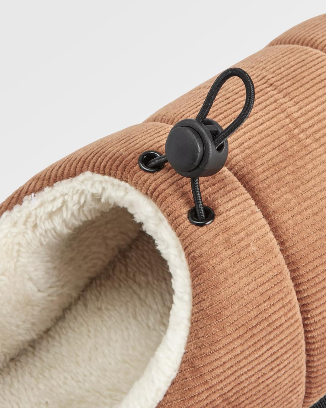 Recharge Corduroy Hut Slipper - Coconut - Flatlay