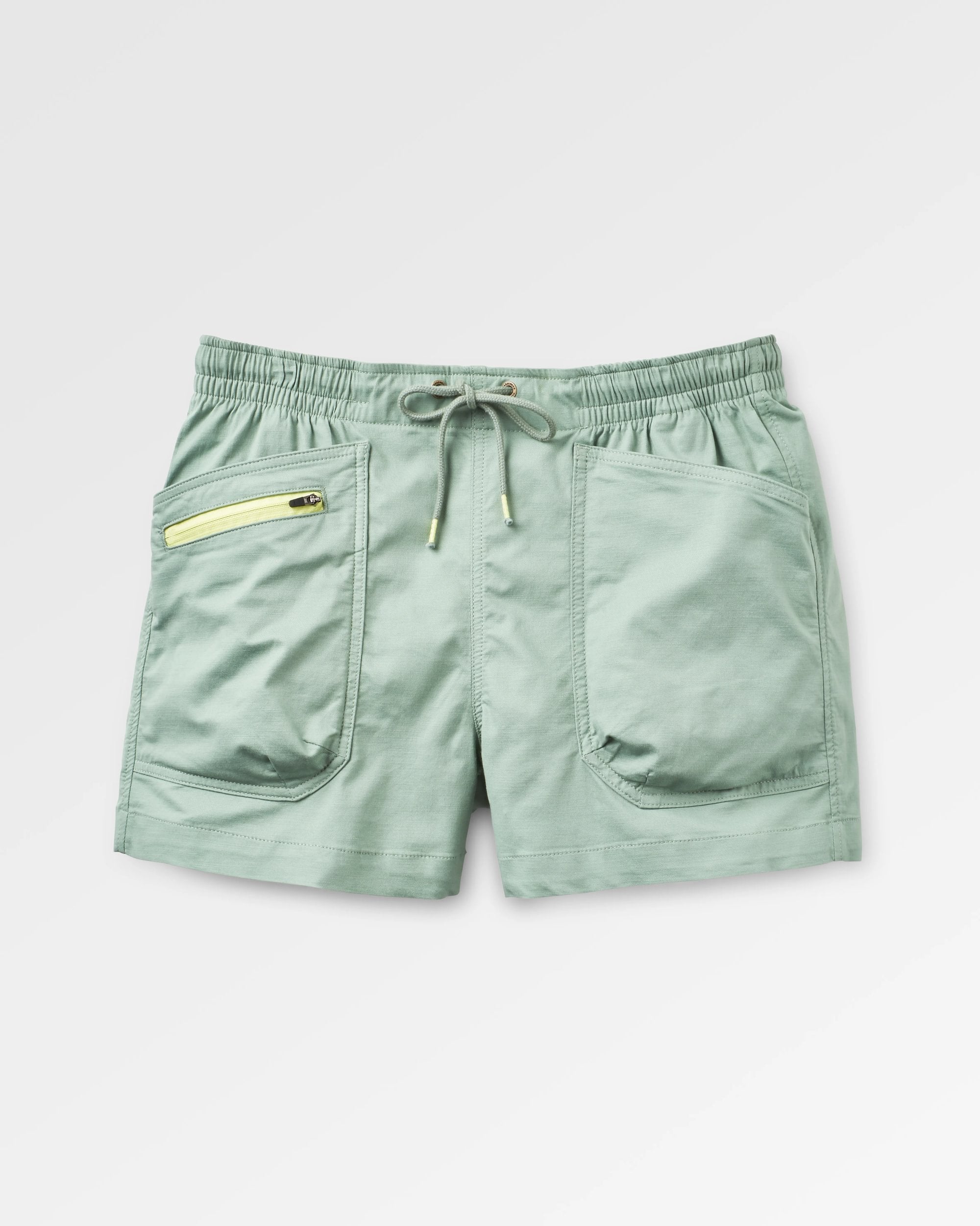 Basswood Organic Cotton Short - Pistachio - Flatlay