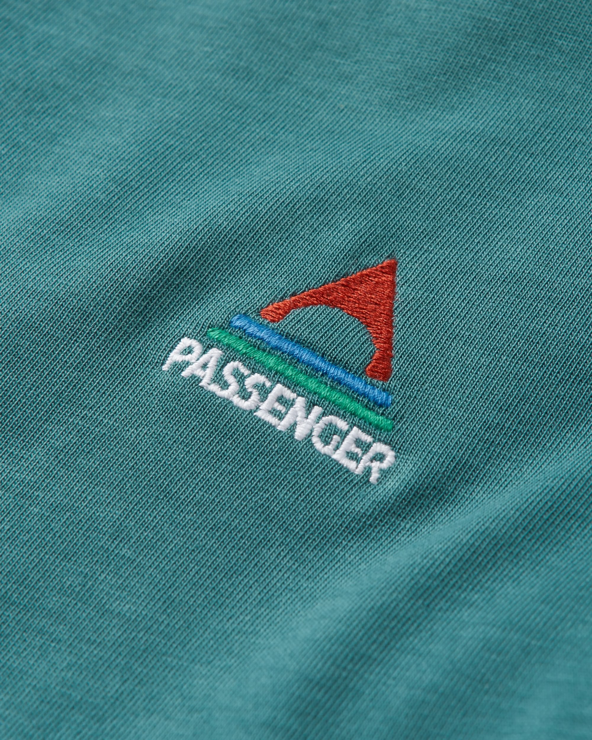 Vita Regenerative Cotton Relaxed Fit LS T-shirt - Deep Ocean - Flatlay