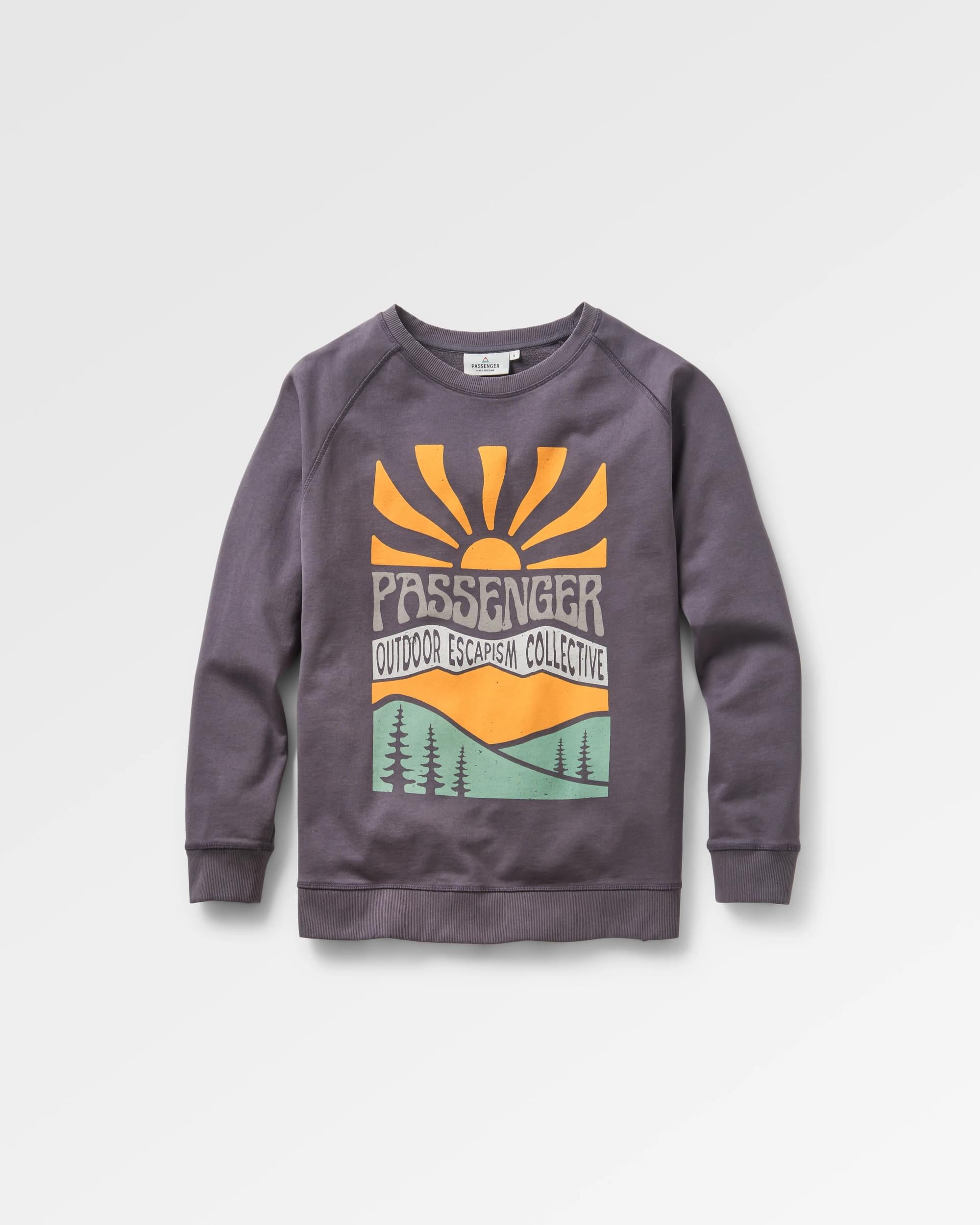Perfect Days Sweatshirt - Charcoal - Flatlay