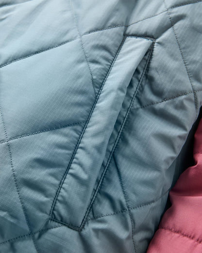 Oceanic Recycled Insulated Anorak - Storm Grey - Flatlay