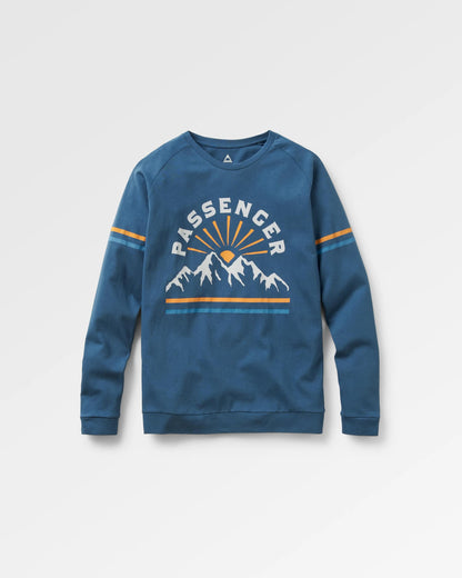 Wander LS T-Shirt - Dark Denim - Flatlay