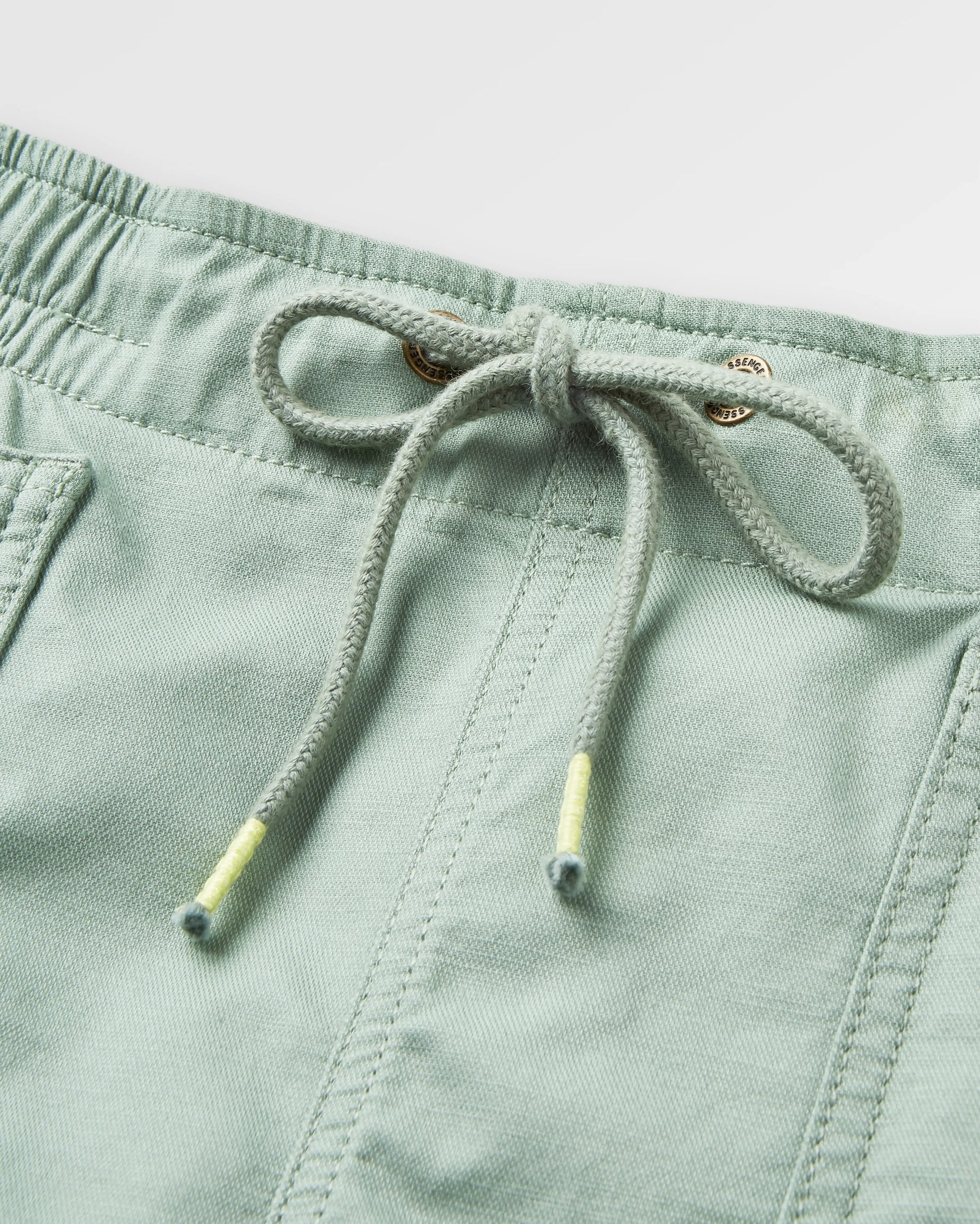 Basswood Organic Cotton Short - Pistachio - Flatlay