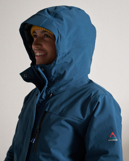 Cloudmont Waterproof Down Parka - Tidal Blue - Studio Model