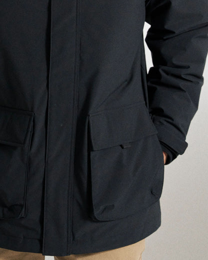 Baltic Recycled Insulated Parka - Black - Studio Model