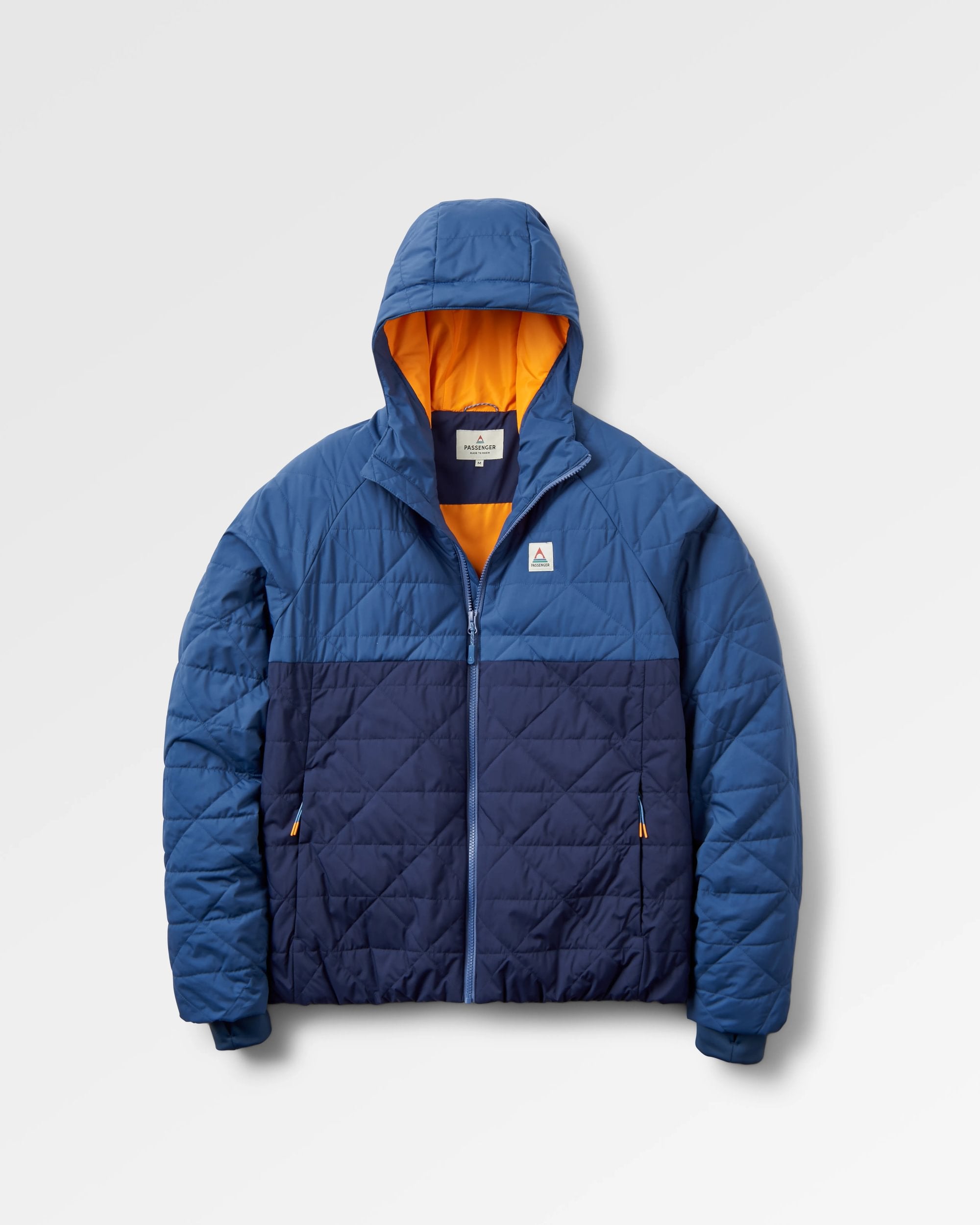 Base Recycled Thermore® Insulated Jacket - Dark Denim - Flatlay