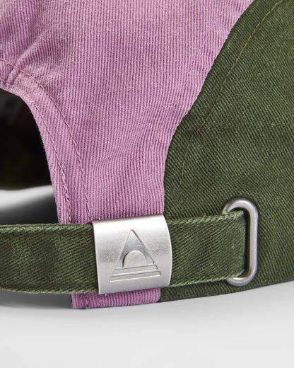 Fixie Organic 5 Panel Cap 2.0 - Grape Multi - Flatlay
