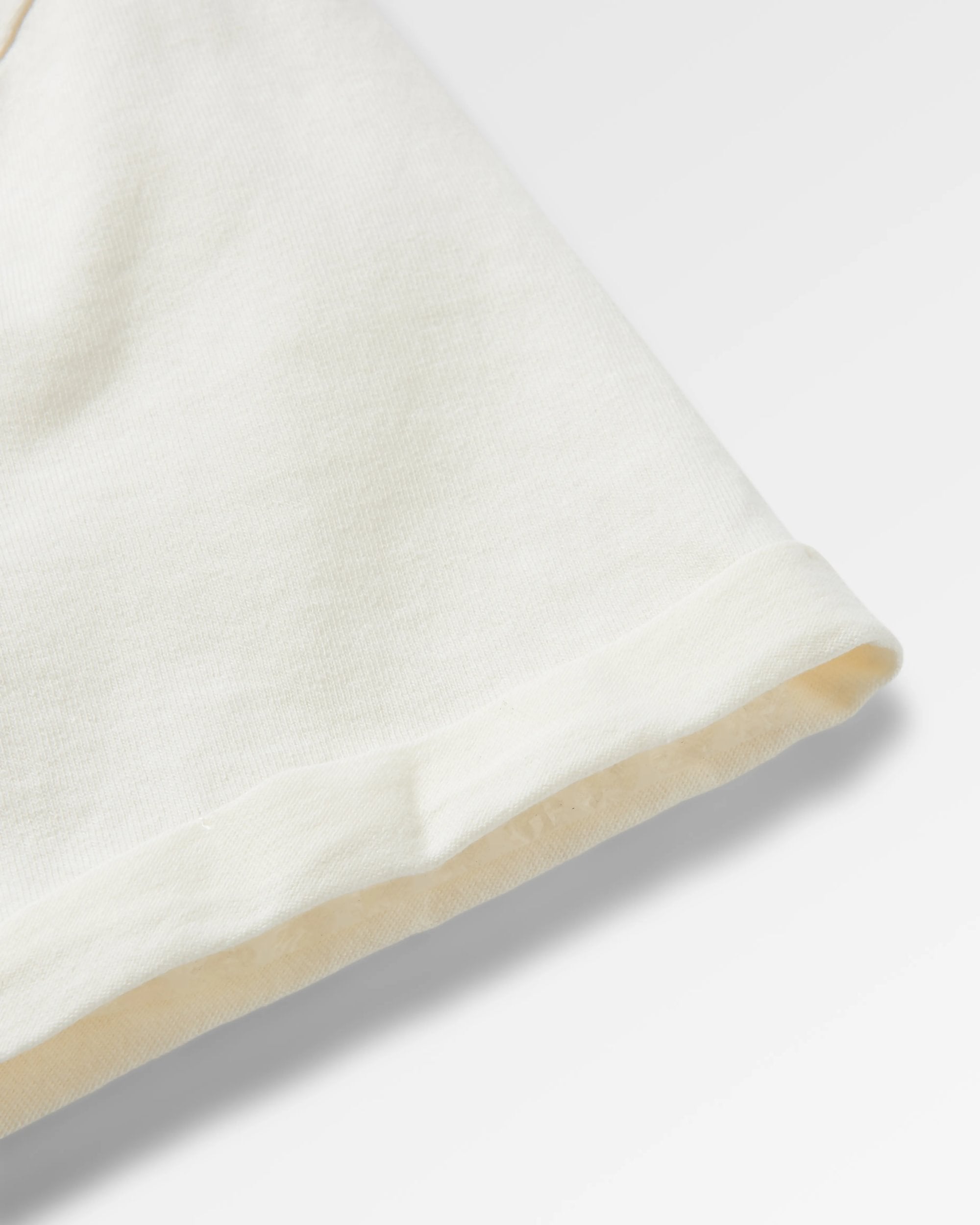 Discovery Rolled Sleeve T-Shirt - Marshmallow - Flatlay