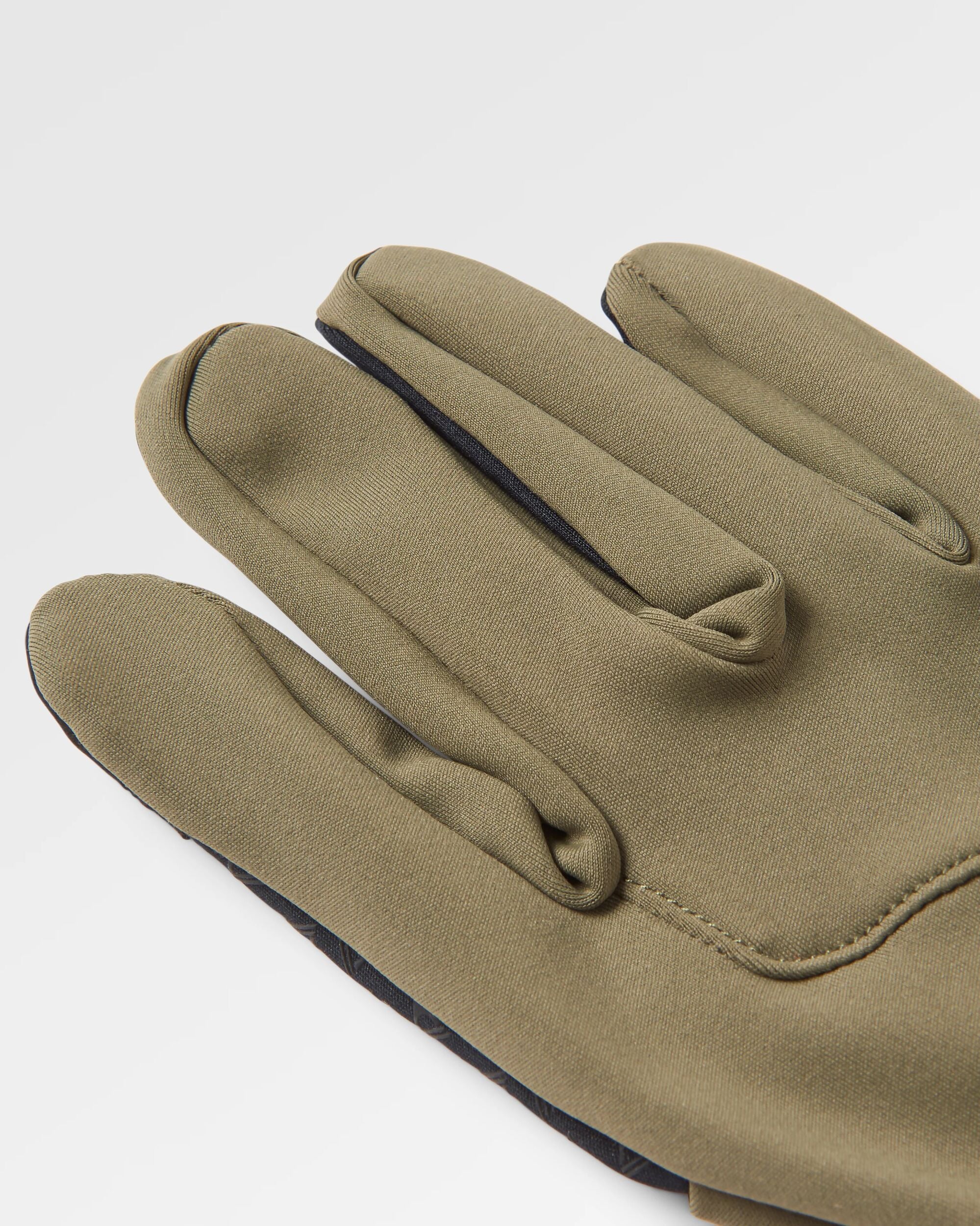 Jacks 2.0 Recycled Touch Screen Gloves - Khaki - Flatlay