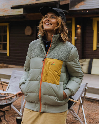 Inspire Recycled Insulated Jacket - Pistachio - Lifestyle