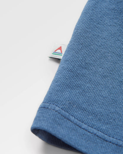 Yuca Recycled Cotton Vest - Dark Denim - Flatlay