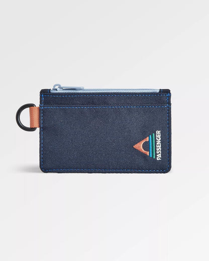 Recycled Card Holder - Dark Denim - Flatlay
