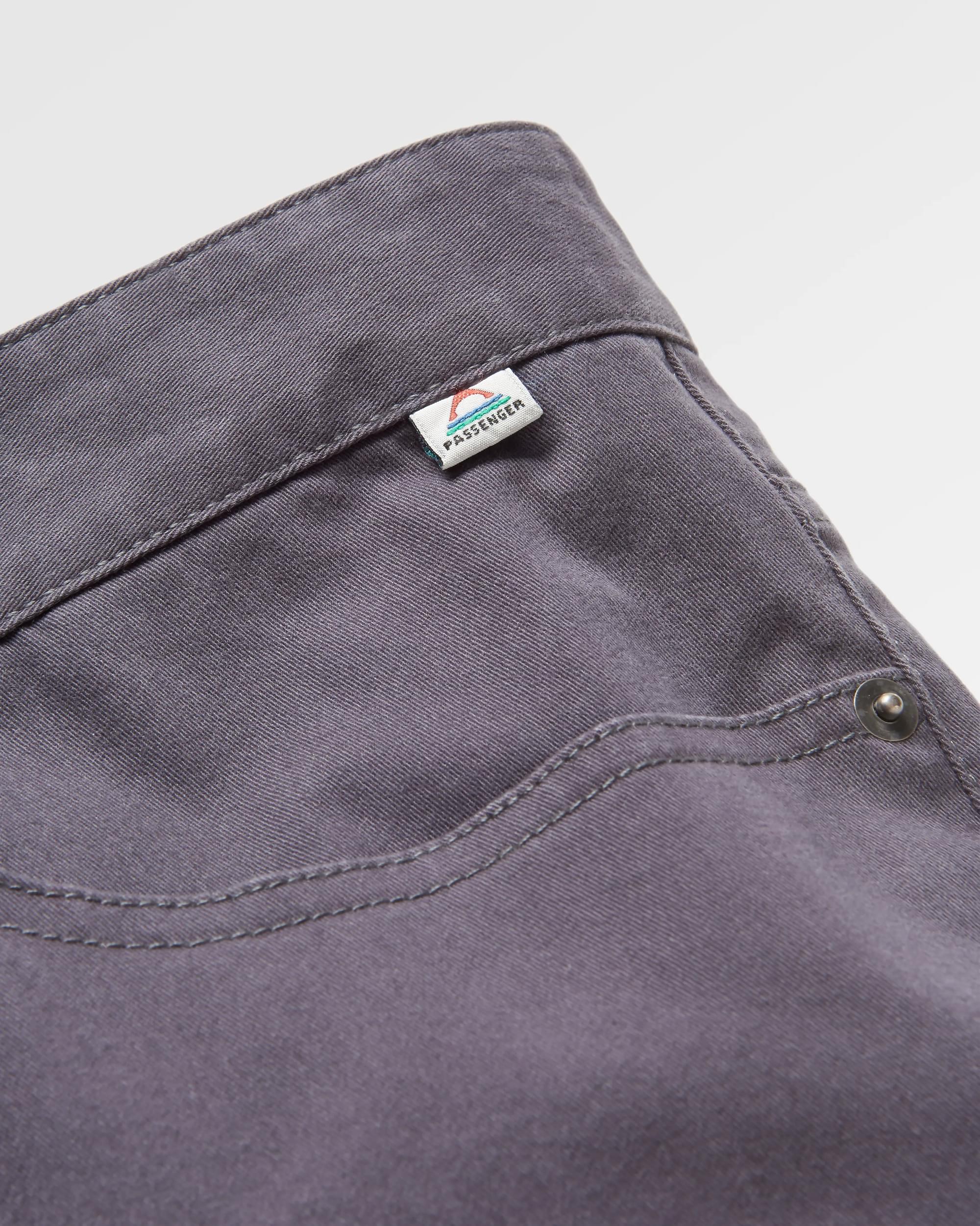 365 5 Pocket Trouser - Charcoal - Flatlay