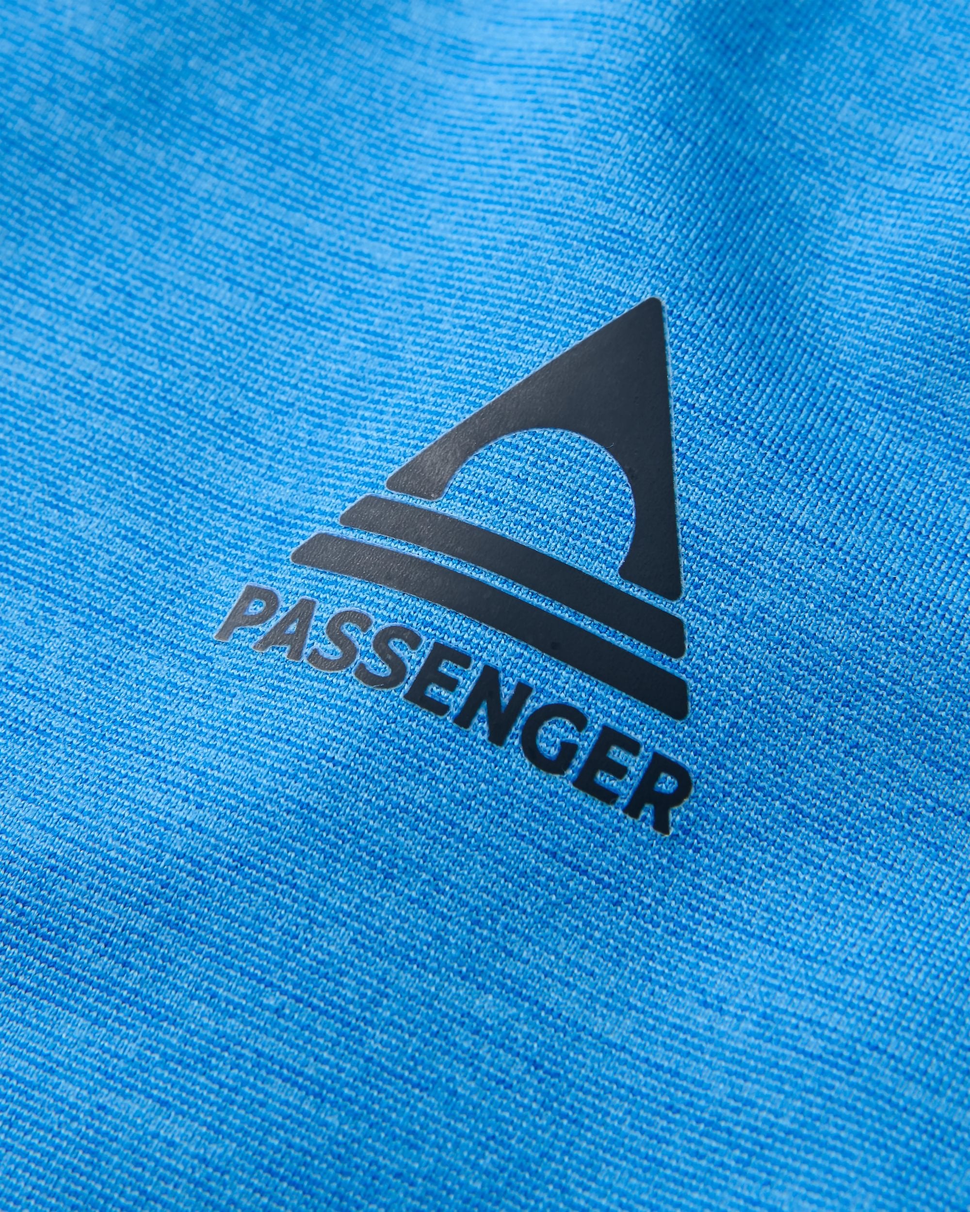 Light Ray Lightweight Surf T-Shirt - Marine Blue Marl - Flatlay