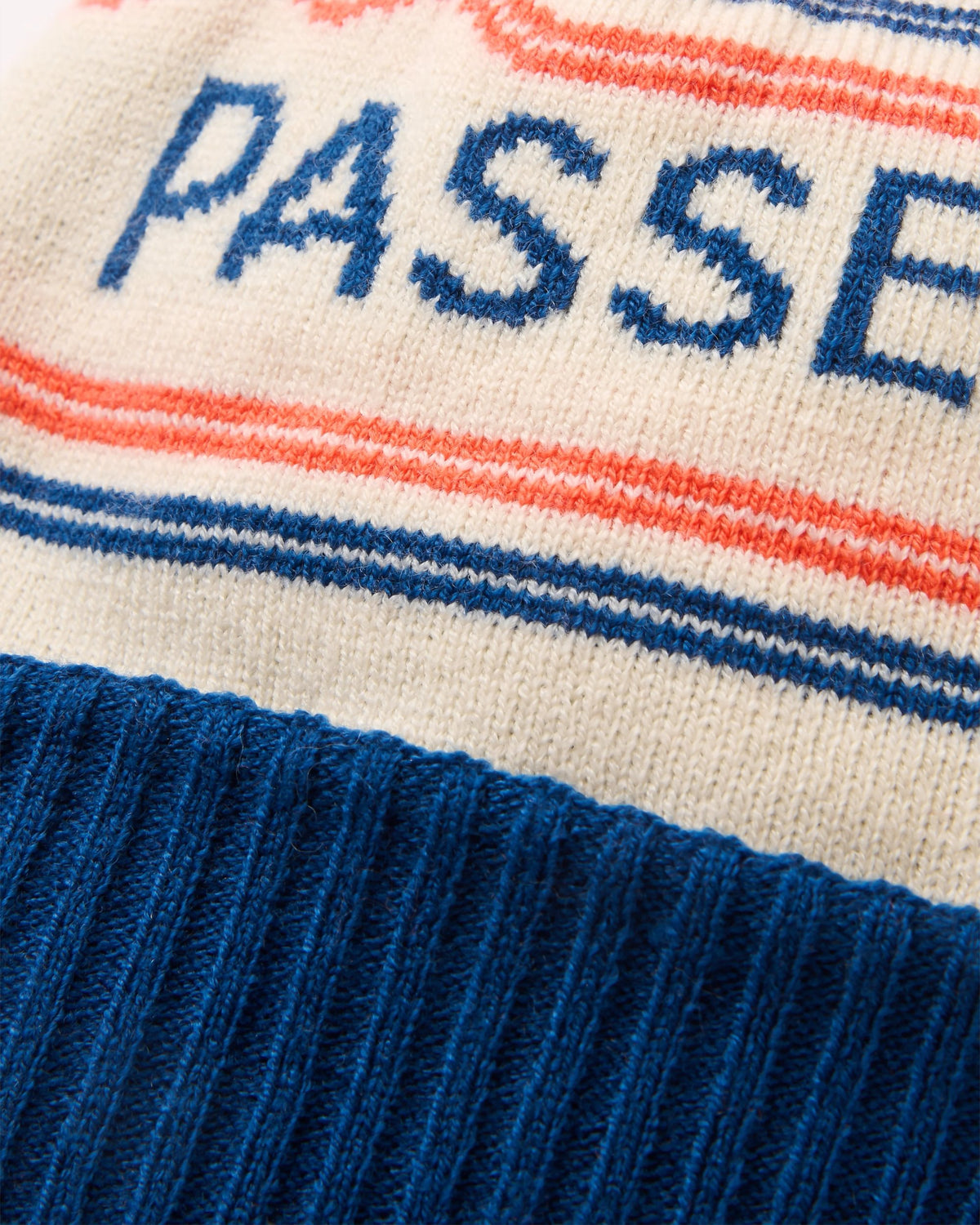 Passenger Logo Bobble Hat - Birch - Flatlay