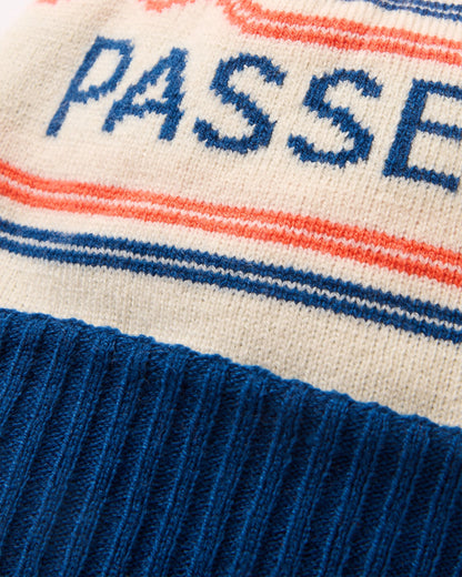 Passenger Logo Bobble Hat - Birch - Flatlay