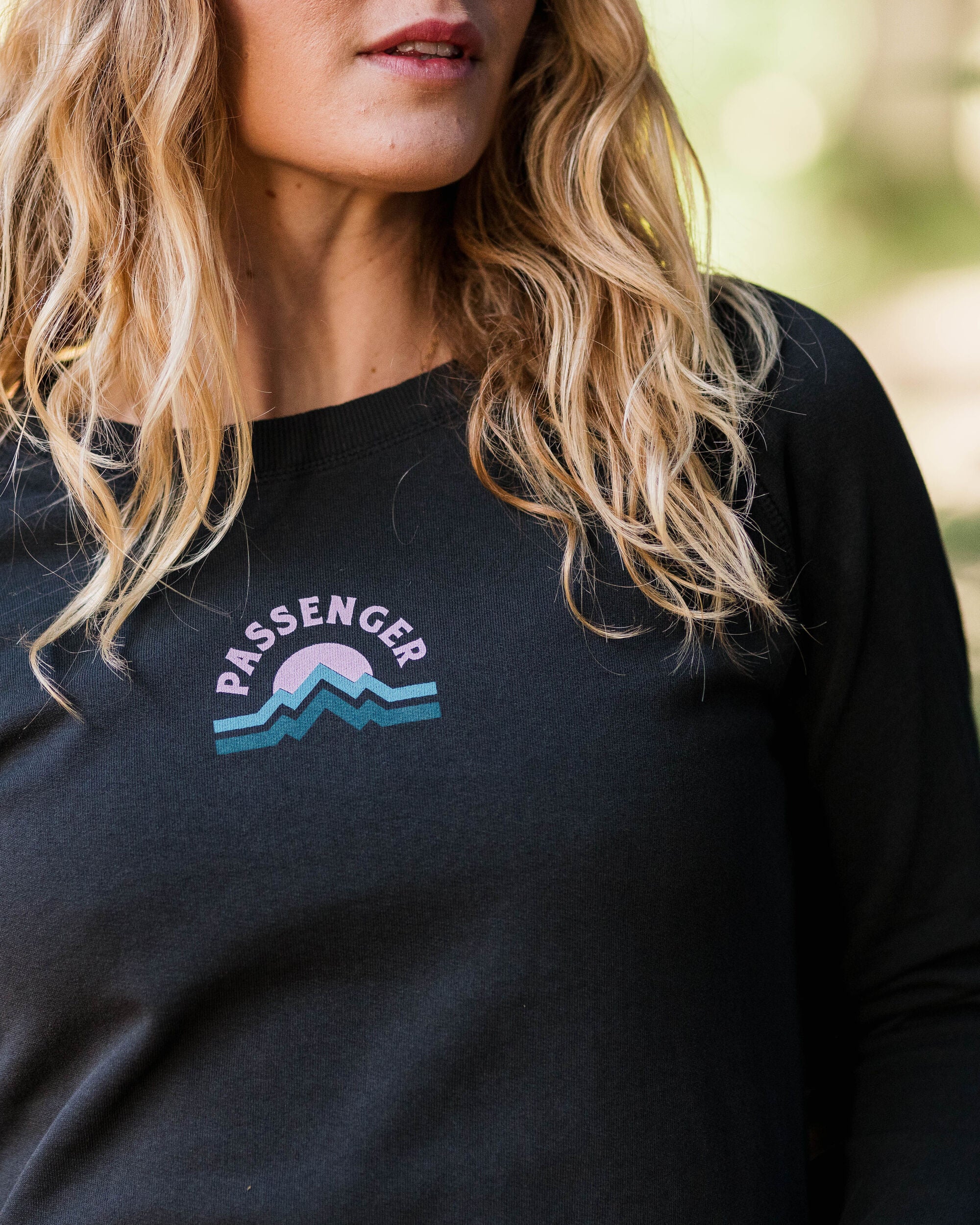 Breathe Recycled Cotton Sweatshirt - Black - Lifestyle