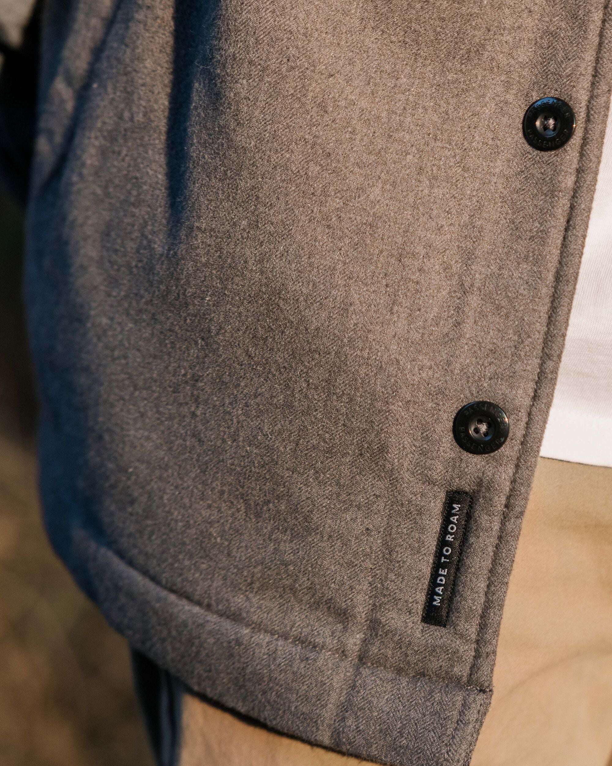 Freestyle Sherpa-Lined Overshirt - Grey Marl - Lifestyle