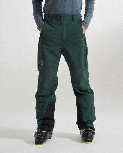 Snowscape Men's Recycled Pant - Dark Fern  - Studio Model