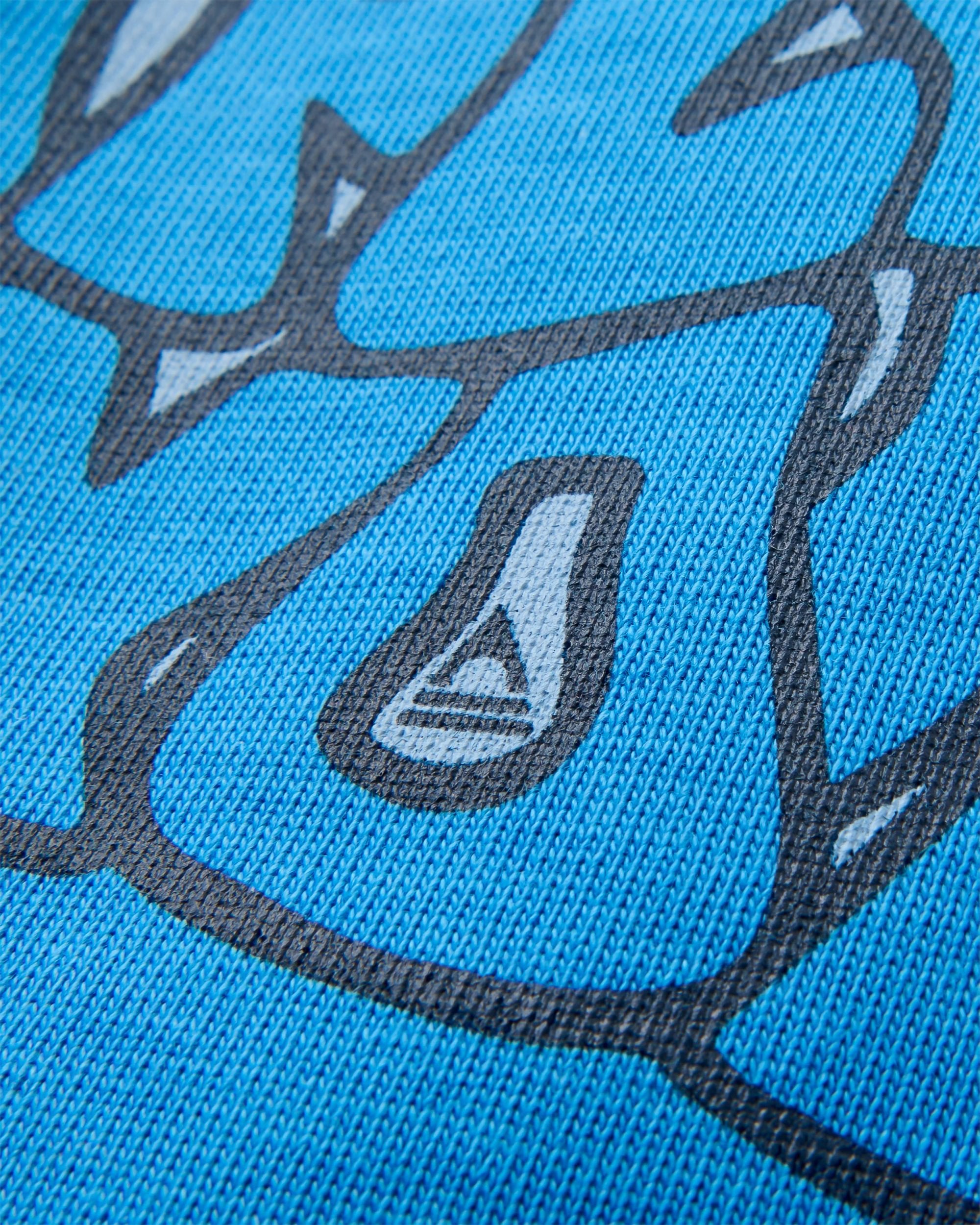 Beyond Relaxed Fit T-shirt - Marine Blue - Flatlay