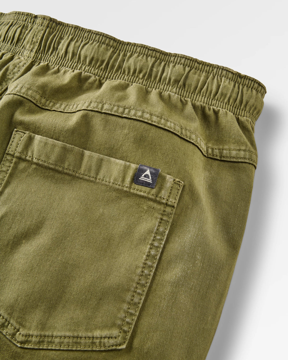 Drifter Twill Relaxed Fit Trouser - Khaki - Flatlay