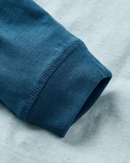 Odyssey Recycled Cotton Raglan T-Shirt - Ice Blue - Flatlay