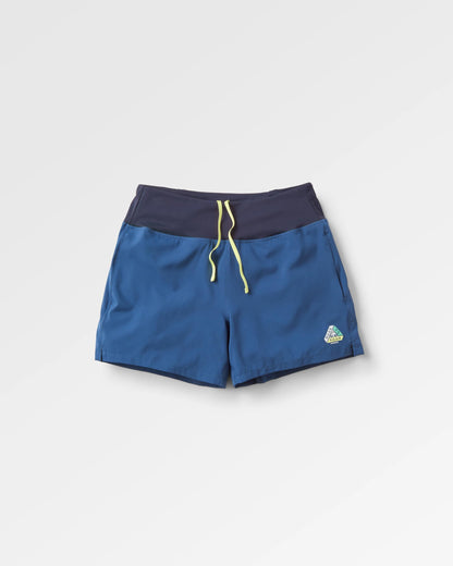 Roundtrip Recycled All Purpose Trail Short - Dark Denim - Flatlay
