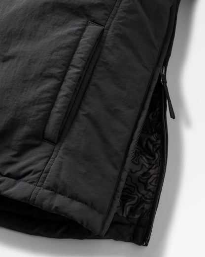 Oceanic Insulated Anorak - Faded Black - Flatlay