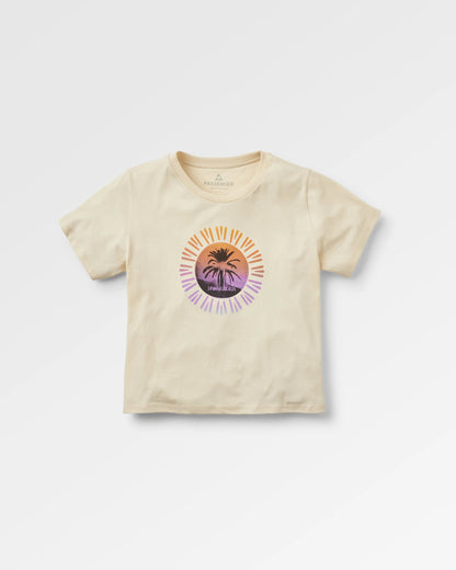 Shutter Recycled Cotton T-Shirt - Birch - Flatlay