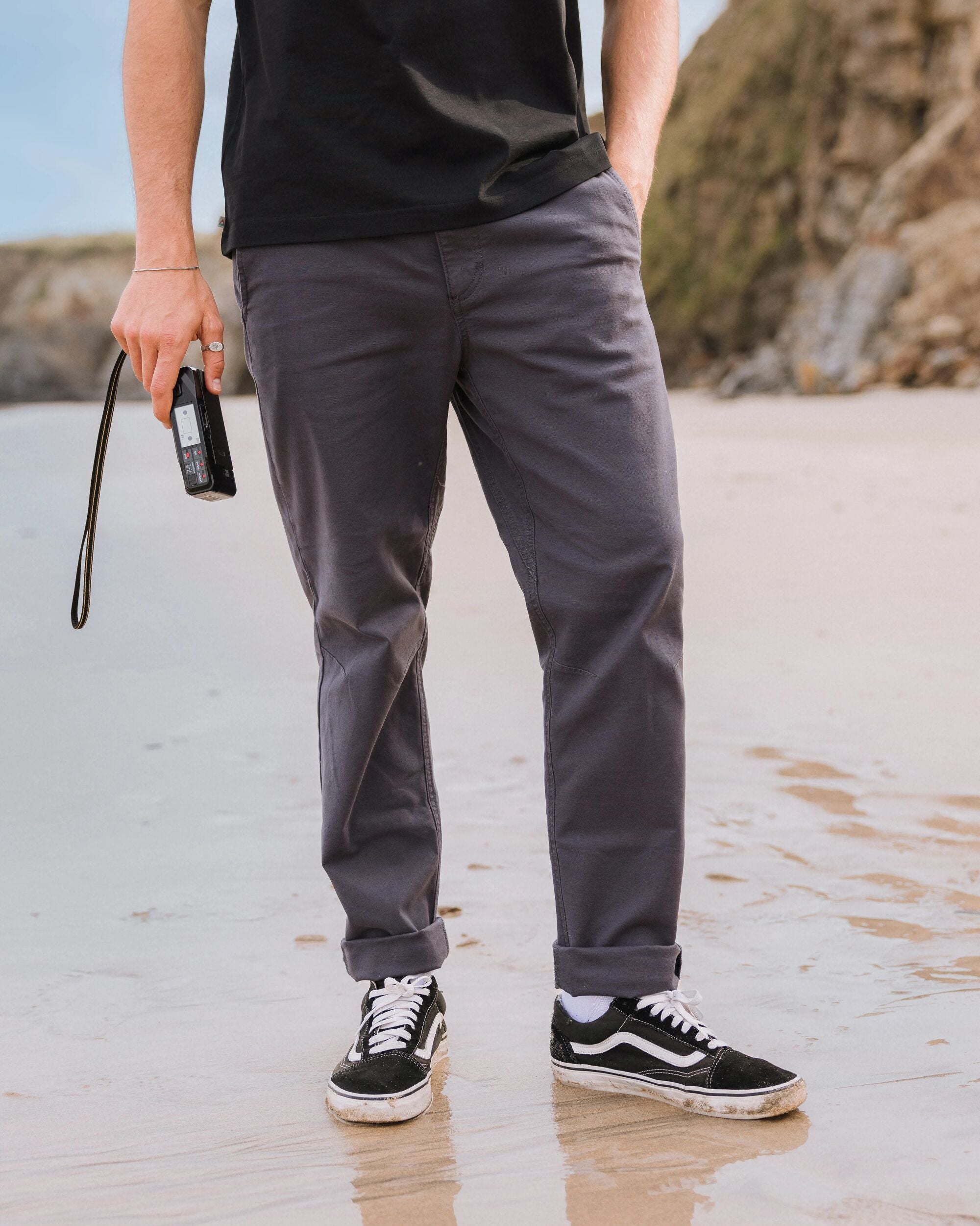 Horizon Comfort Chino - Charcoal - Lifestyle