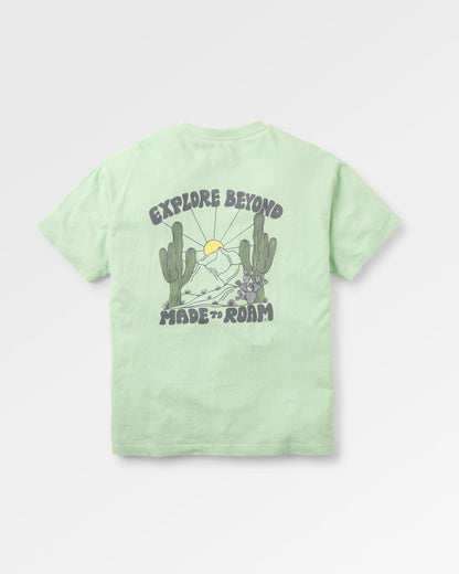 Explore Beyond T-Shirt - Seafoam Marl - Flatlay