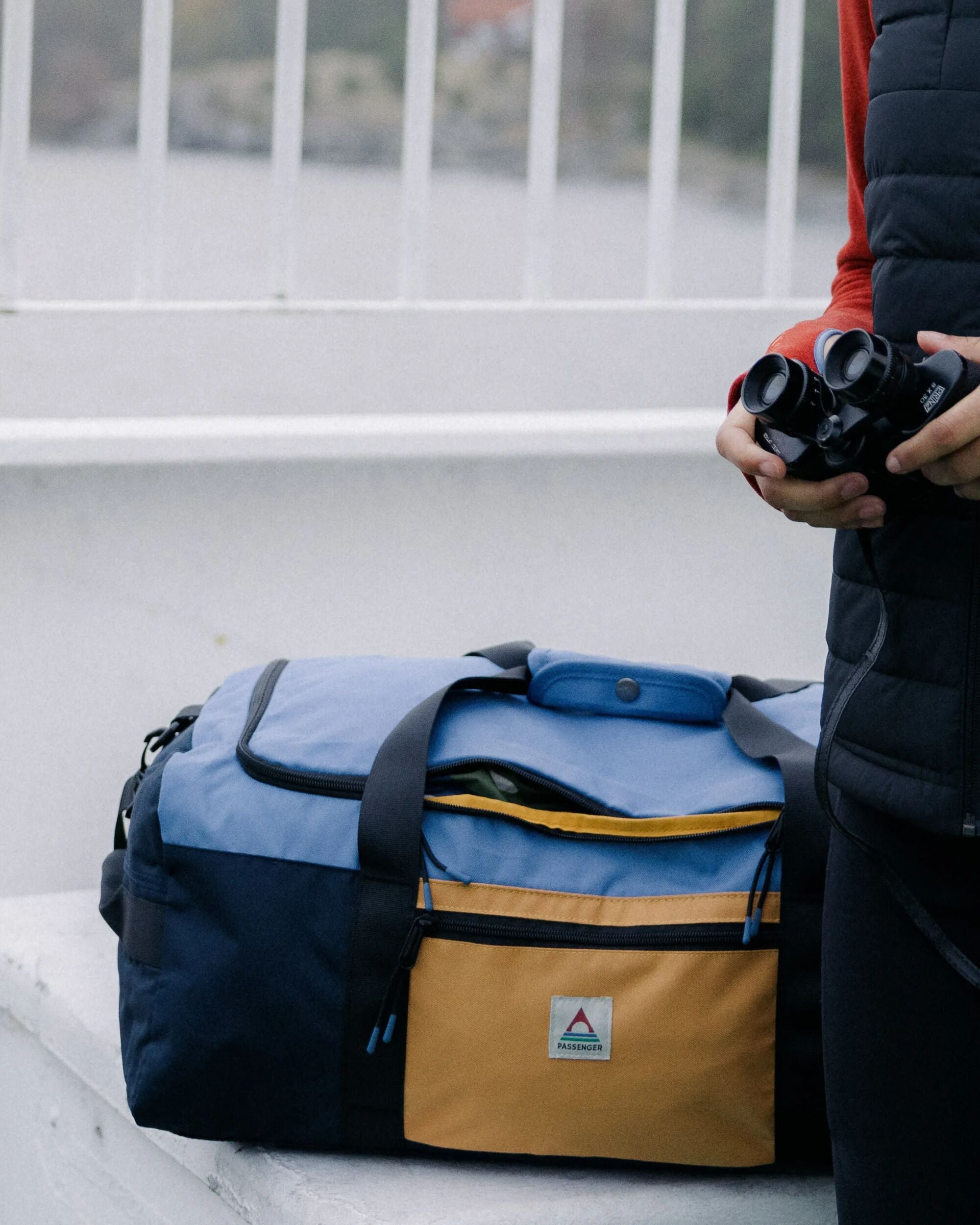 Boondocker Recycled 30L Duffel - Honey/Dark Denim/Rich Navy - Lifestyle - Female