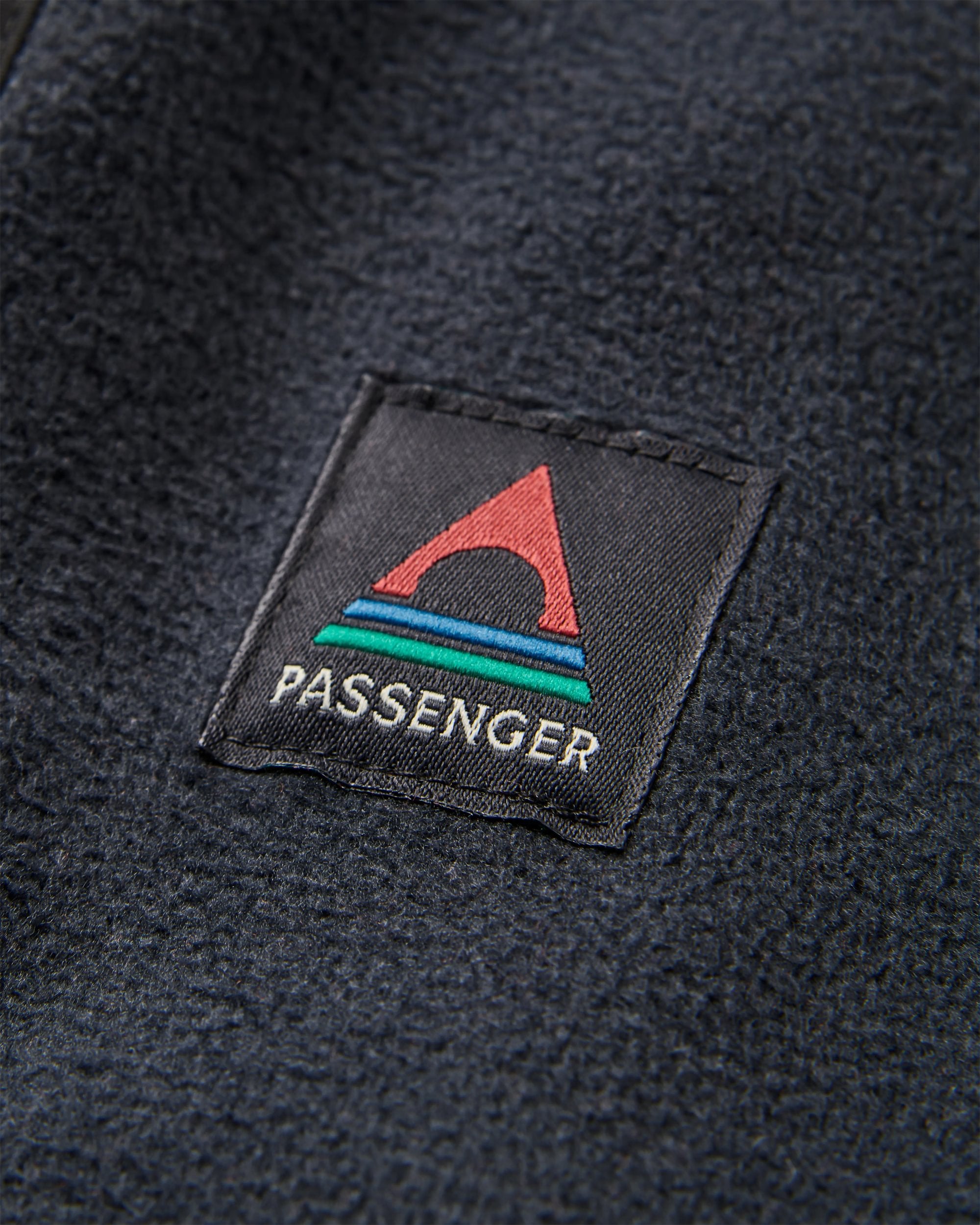 Woodland Hoodless 1/2 Zip Polartec® Fleece - Redwood/Charcoal - Flatlay