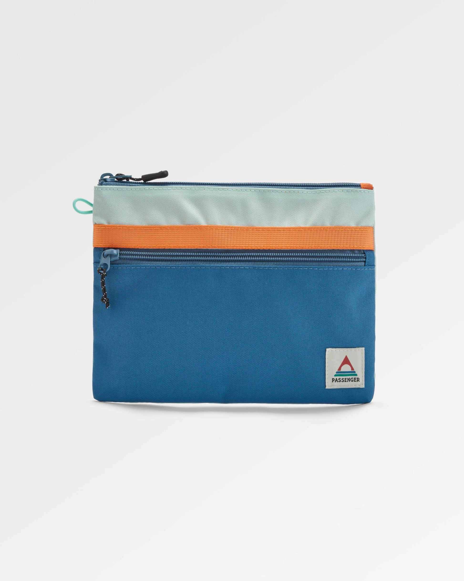 Essentials Recycled Pouch - Rich Navy/Surf Spray/Moonlight Blue