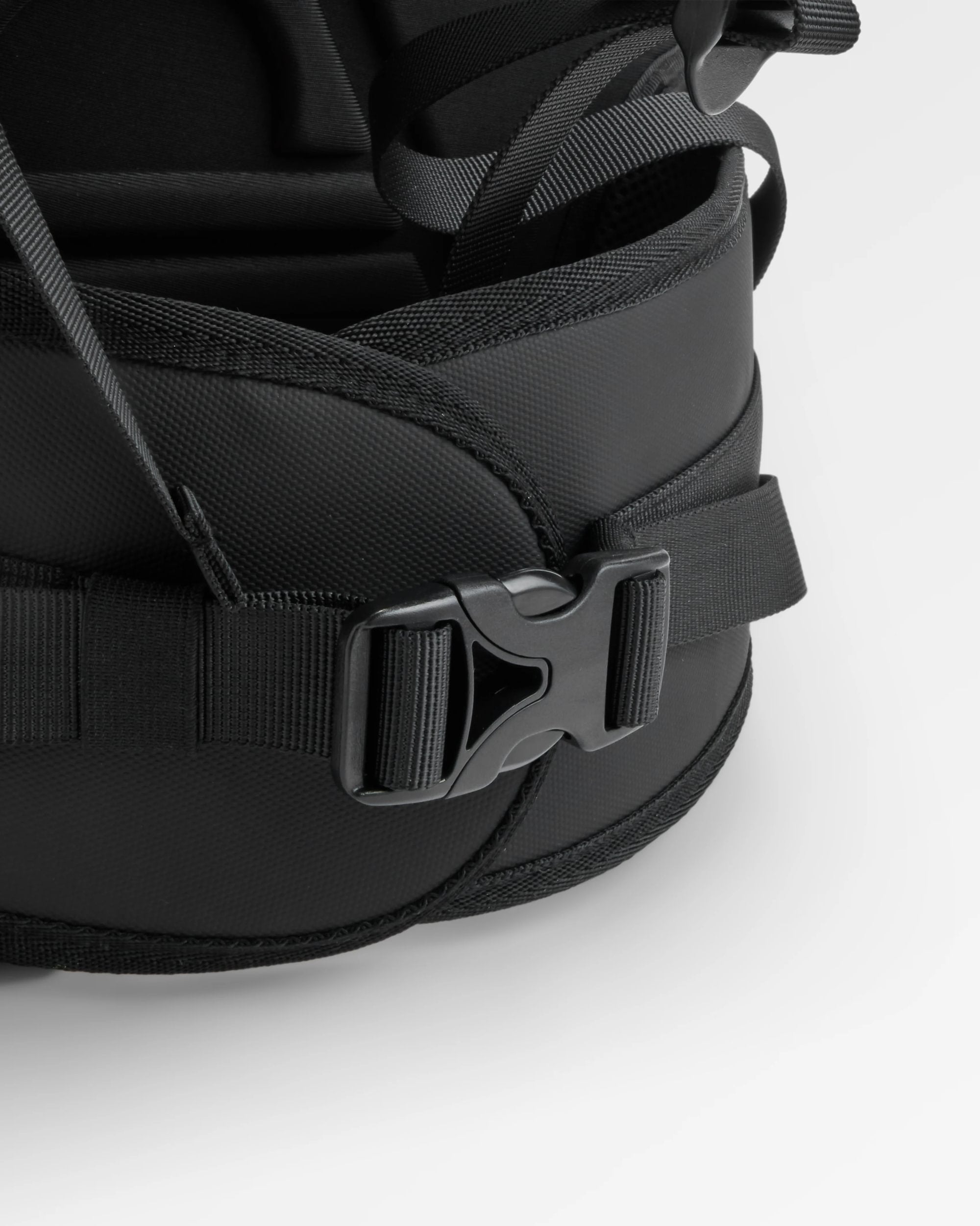 Atlas Recycled Backpack Duffel - Black - Flatlay