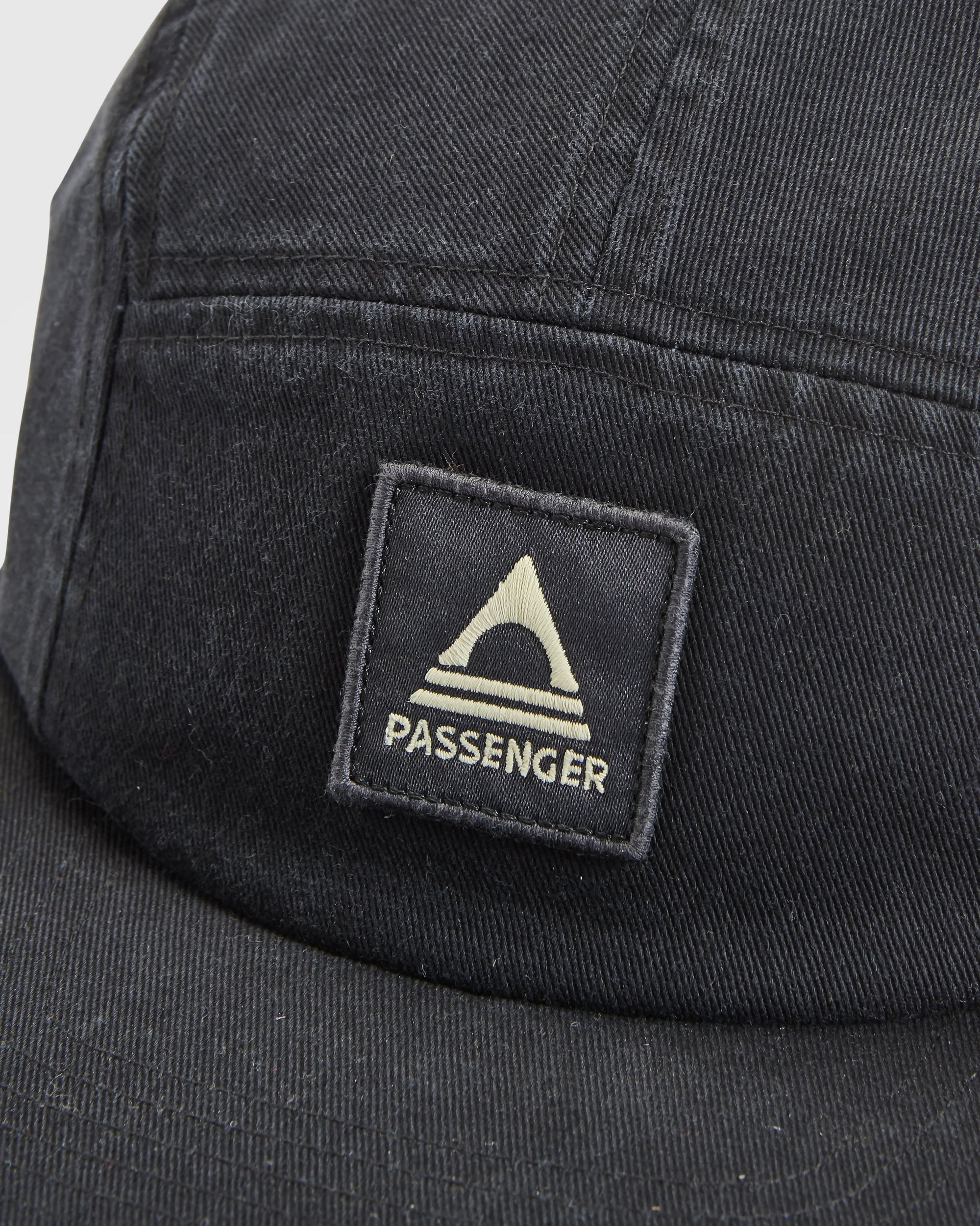 Fixie Organic 5 Panel Cap 2.0 - Faded Black - Flatlay