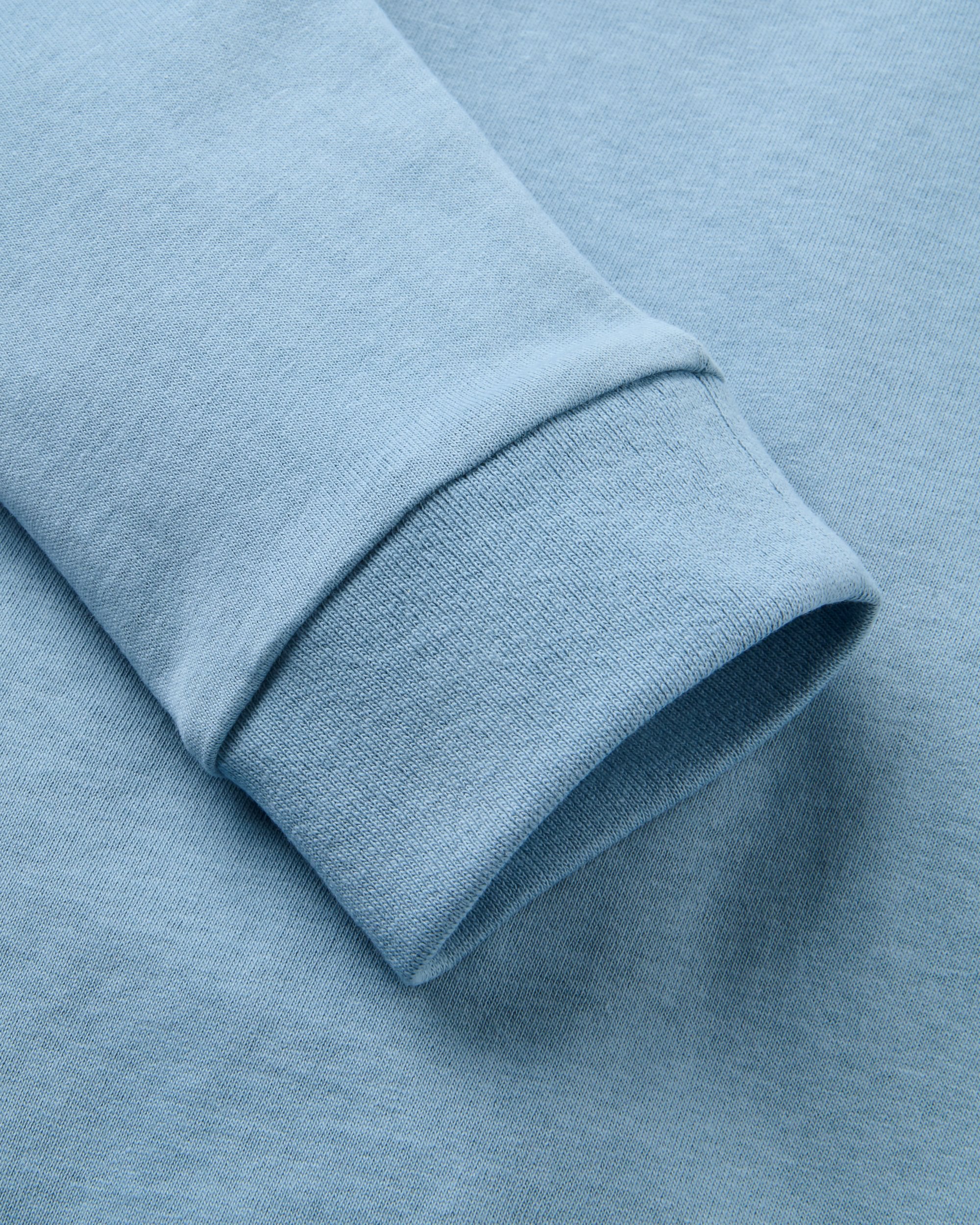 Classic LS T-Shirt - Faded Denim - Flatlay