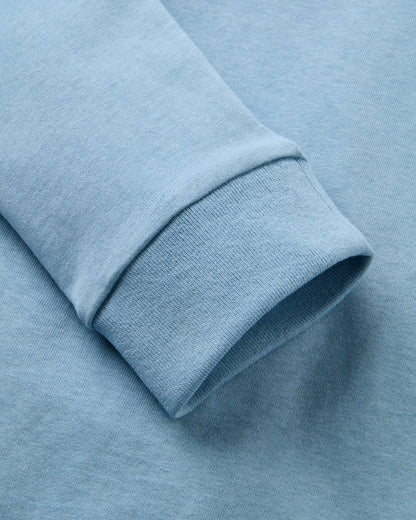 Classic LS T-Shirt - Faded Denim - Flatlay