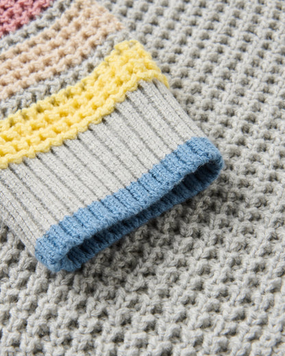 Serenity Knitted Cardigan - Grey Marl - Flatlay