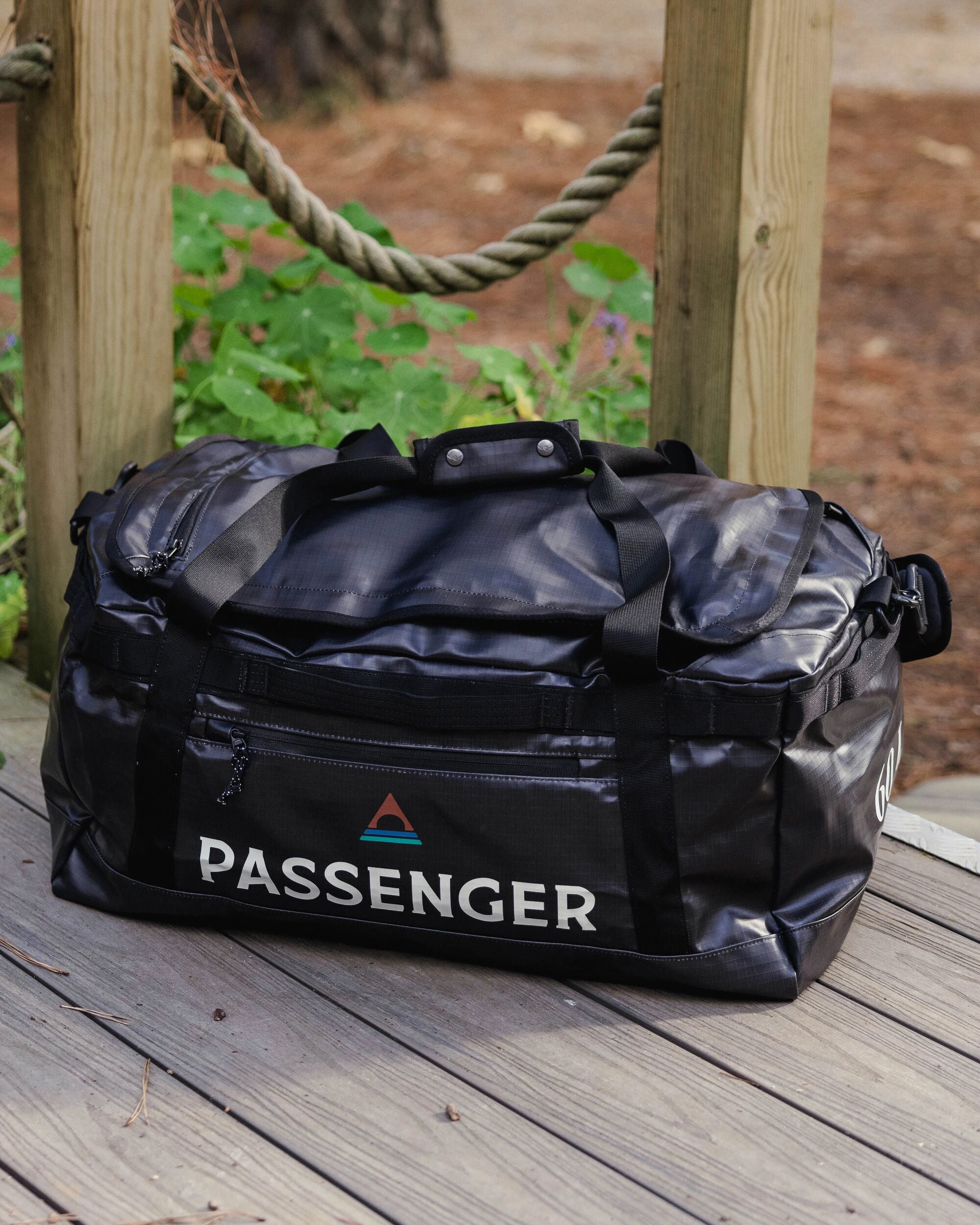 Roamer Recycled 60L Duffel Bag - Phantom Black - Lifestyle