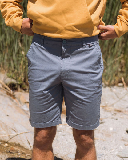 365 Light Organic Cotton Shorts - Storm Grey - Lifestyle