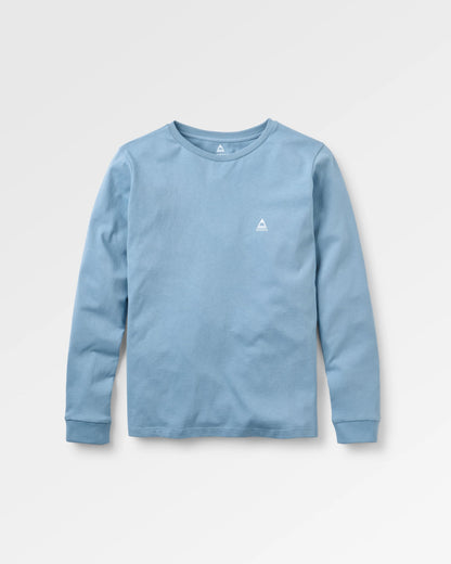 Classic LS T-Shirt - Faded Denim - Flatlay