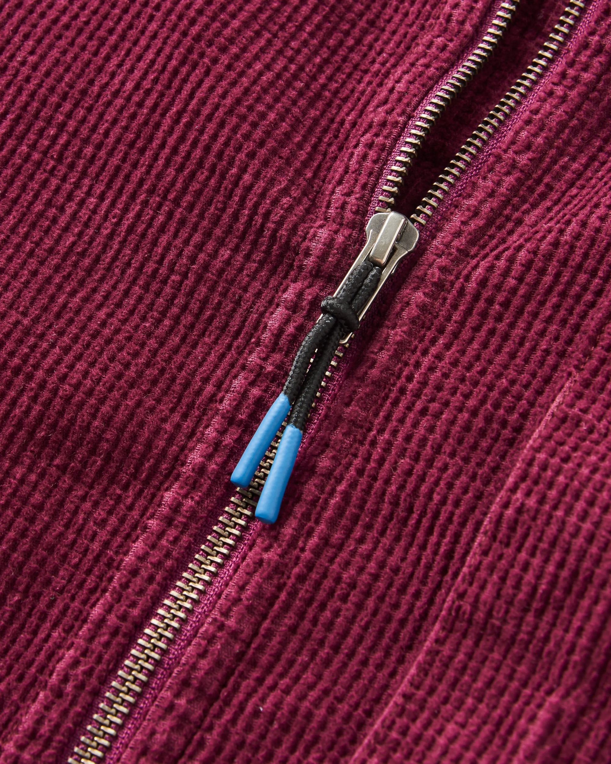 Harvest Organic Cotton Cord Overshirt - Fig - Flatlay