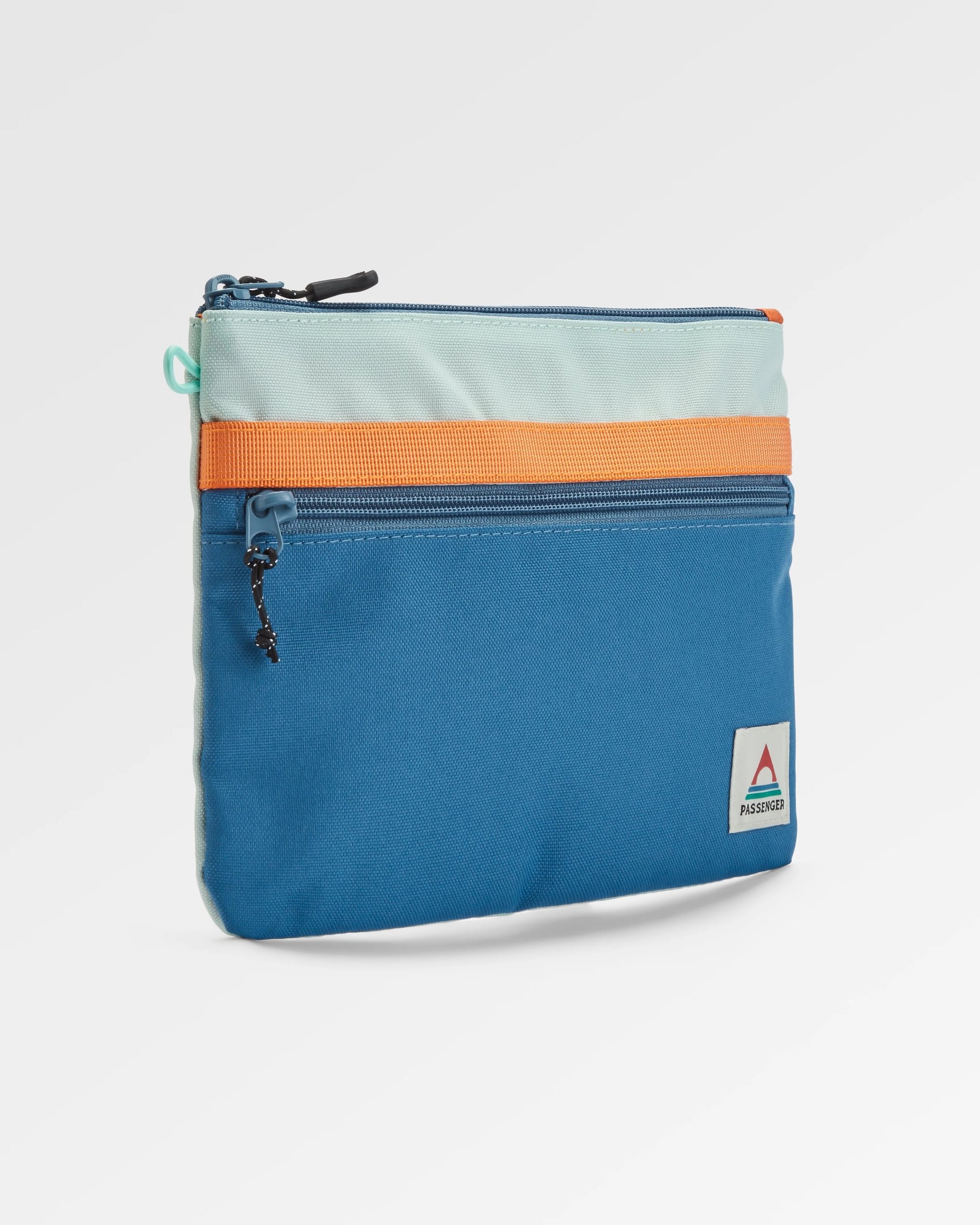 Essentials Recycled Pouch - Rich Navy/Surf Spray/Moonlight Blue