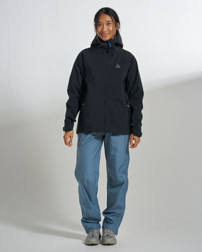 Trailscape Women's Waterproof Trousers - Stormy Blue/Retro Blue  - Studio Model