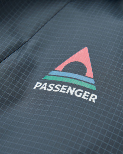 Viento Recycled Windshell Anorak - Charcoal - Flatlay