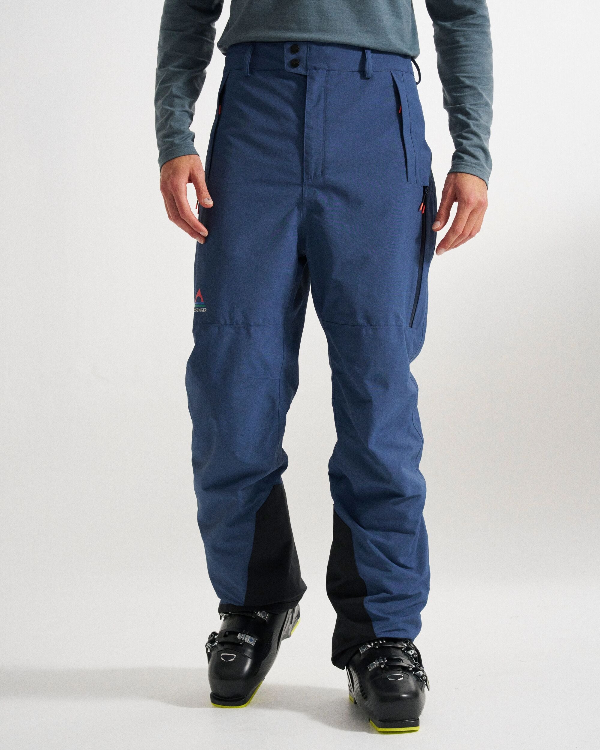 Snowscape Men's Recycled Pant - Dark Denim - Studio Model