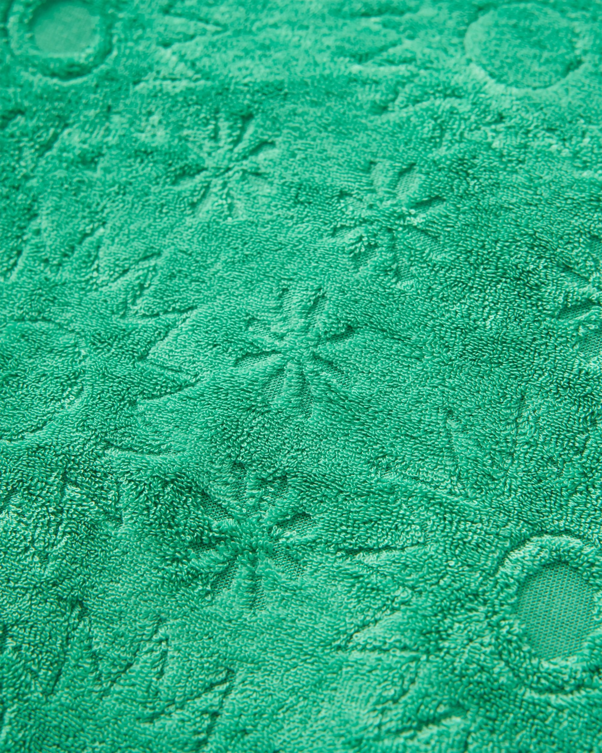 Vibes Textured LS Top - Green Spruce - Flatlay