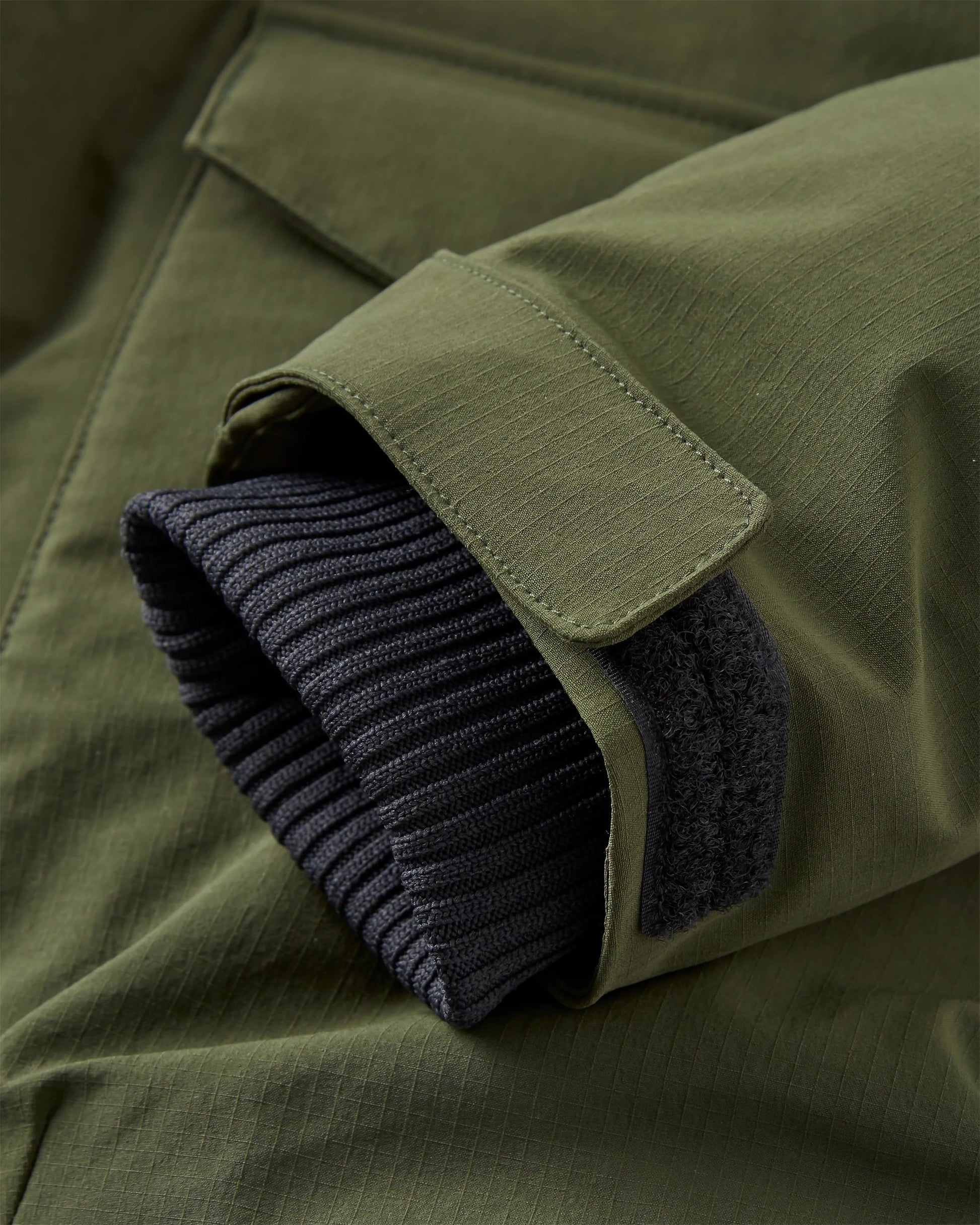 Rainier Waterproof Parka - Fir Tree - Flatlay